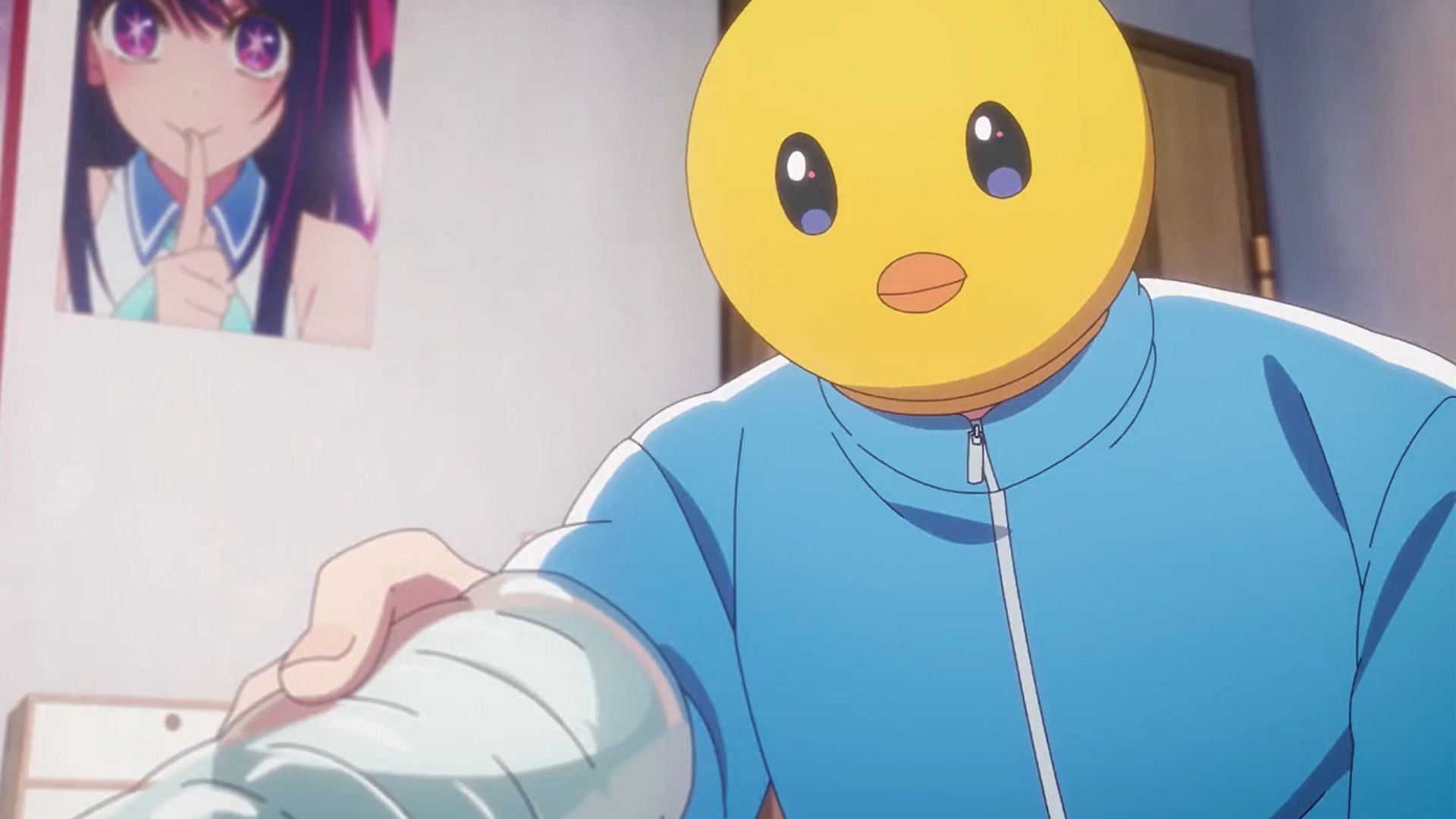 Aqua as Pieyon in Oshi no Ko episode 10 (Image via Doga Kobo)